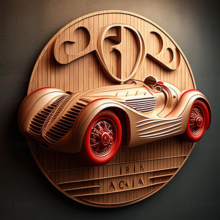 3D модель Alfa Romeo Tipo 33 (STL)